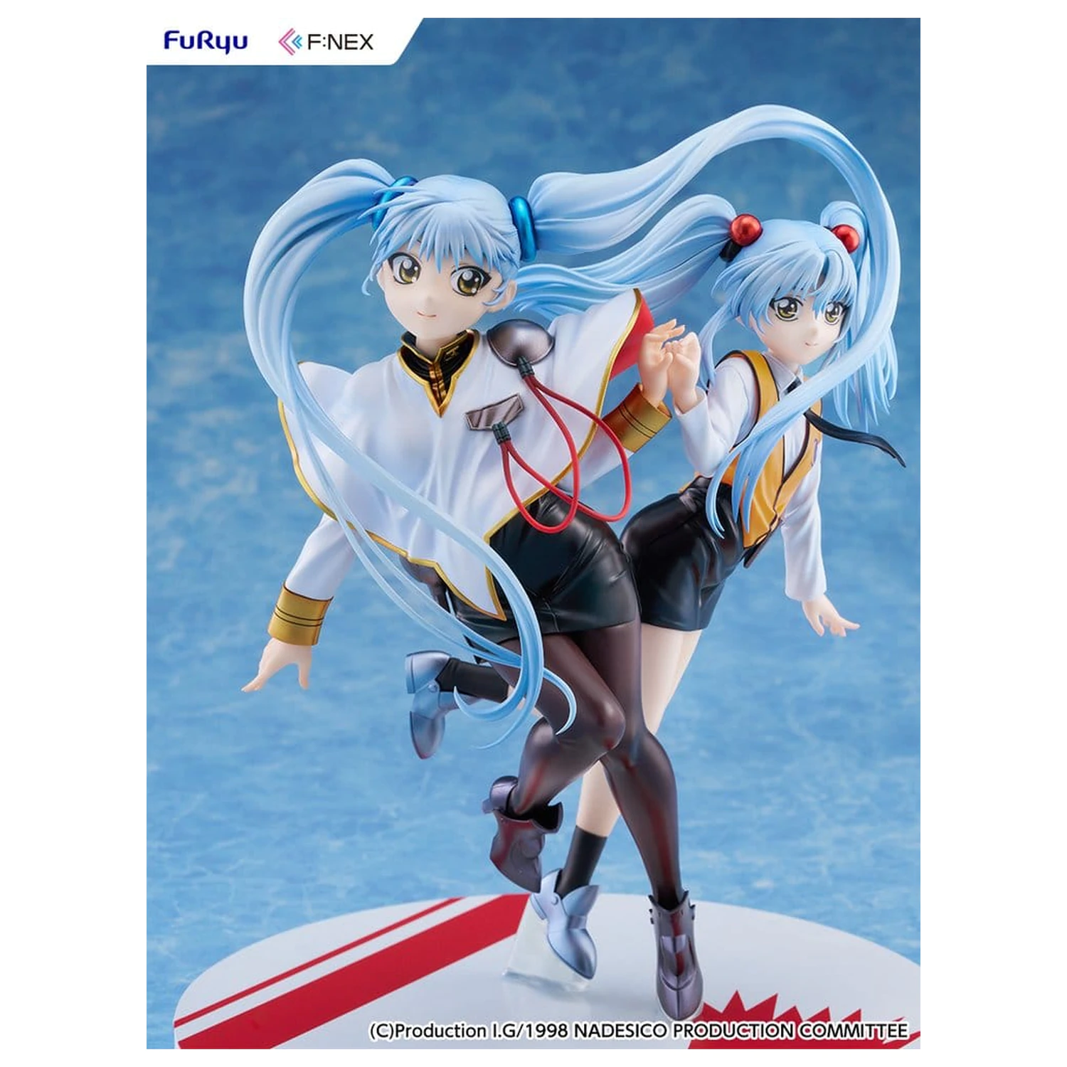 Nadesico the movie The prince of darkness PVC Figurka 1/7 Ruri Hoshino double ruriruri Ver. 22 cm fotografii produktu