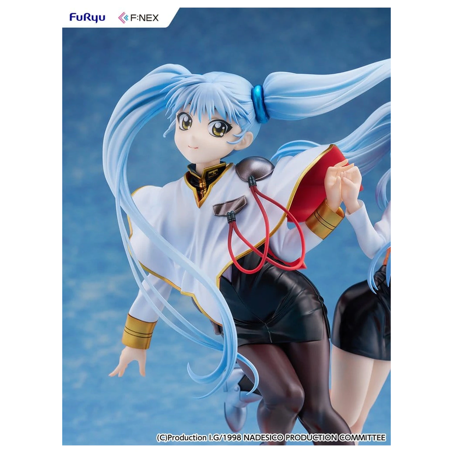 Nadesico the movie The prince of darkness PVC Figurka 1/7 Ruri Hoshino double ruriruri Ver. 22 cm fotografii produktu