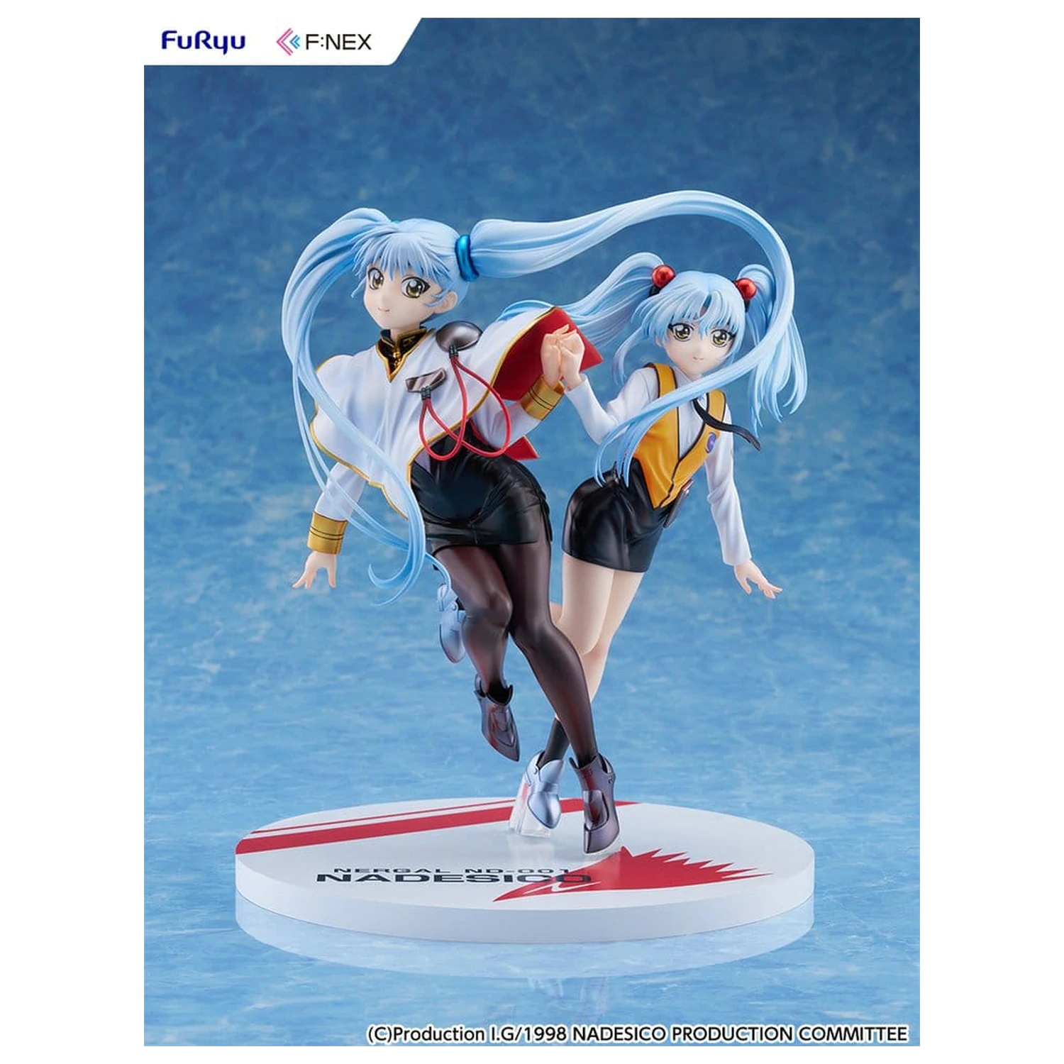 Nadesico the movie The prince of darkness PVC Figurka 1/7 Ruri Hoshino double ruriruri Ver. 22 cm fotografii produktu