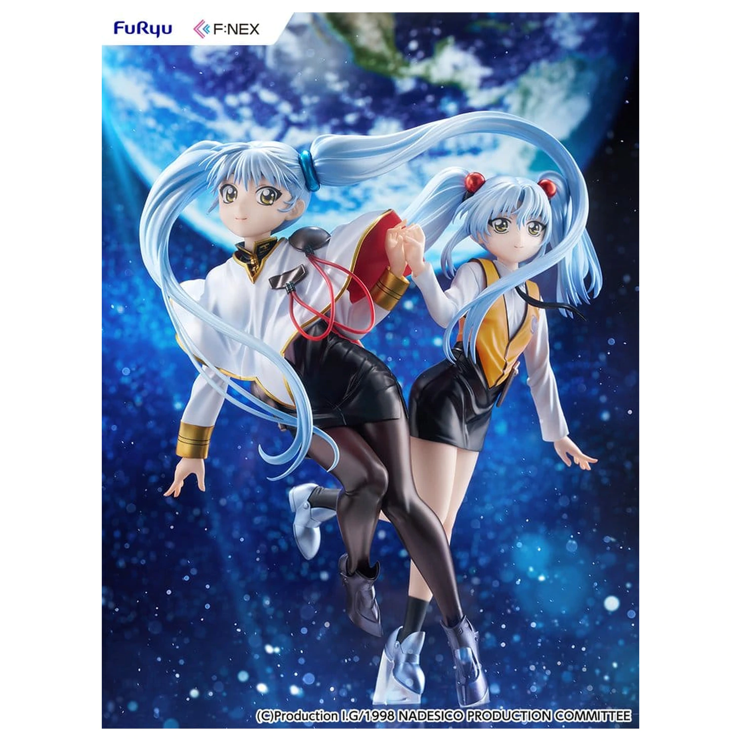 Nadesico the movie The prince of darkness PVC Figurka 1/7 Ruri Hoshino double ruriruri Ver. 22 cm fotografii produktu