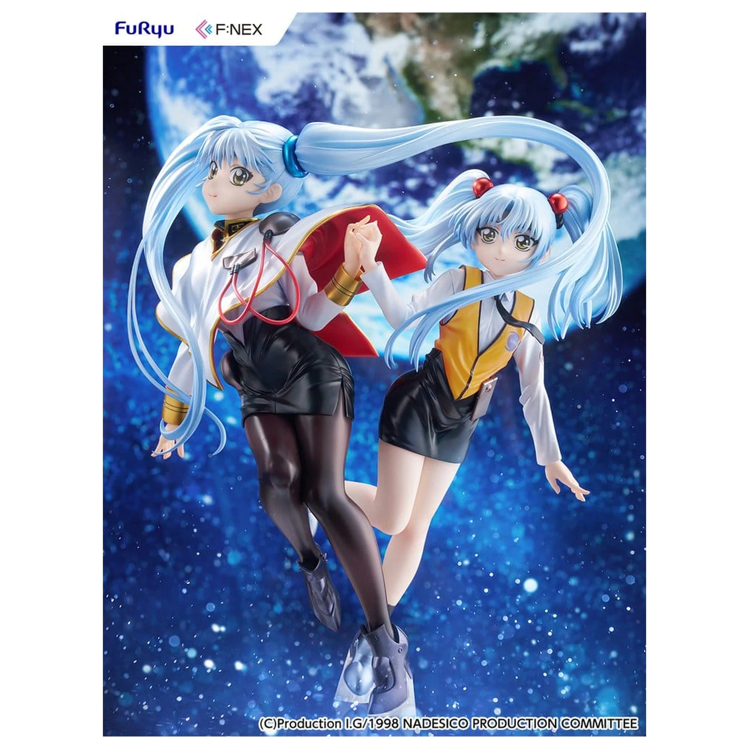 Nadesico the movie The prince of darkness PVC Figurka 1/7 Ruri Hoshino double ruriruri Ver. 22 cm fotografii produktu