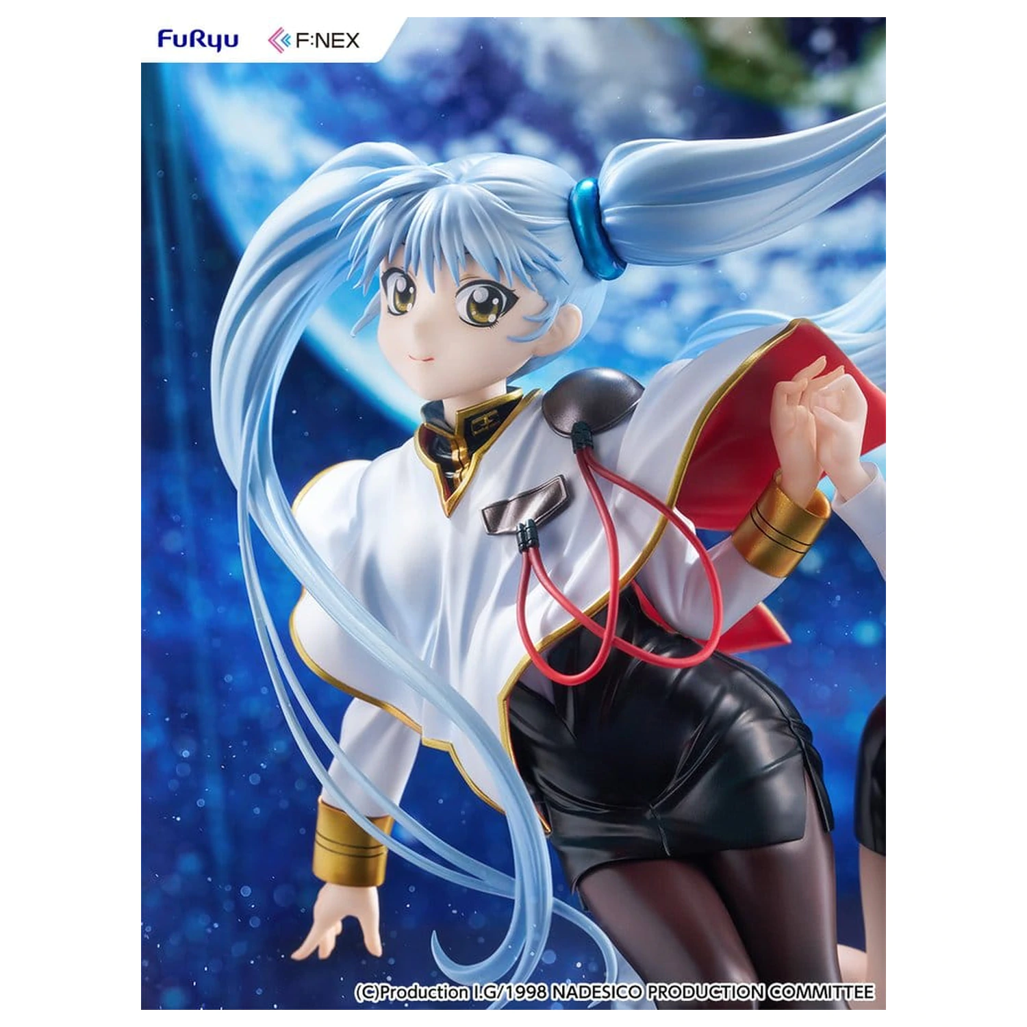 Nadesico the movie The prince of darkness PVC Figurka 1/7 Ruri Hoshino double ruriruri Ver. 22 cm fotografii produktu