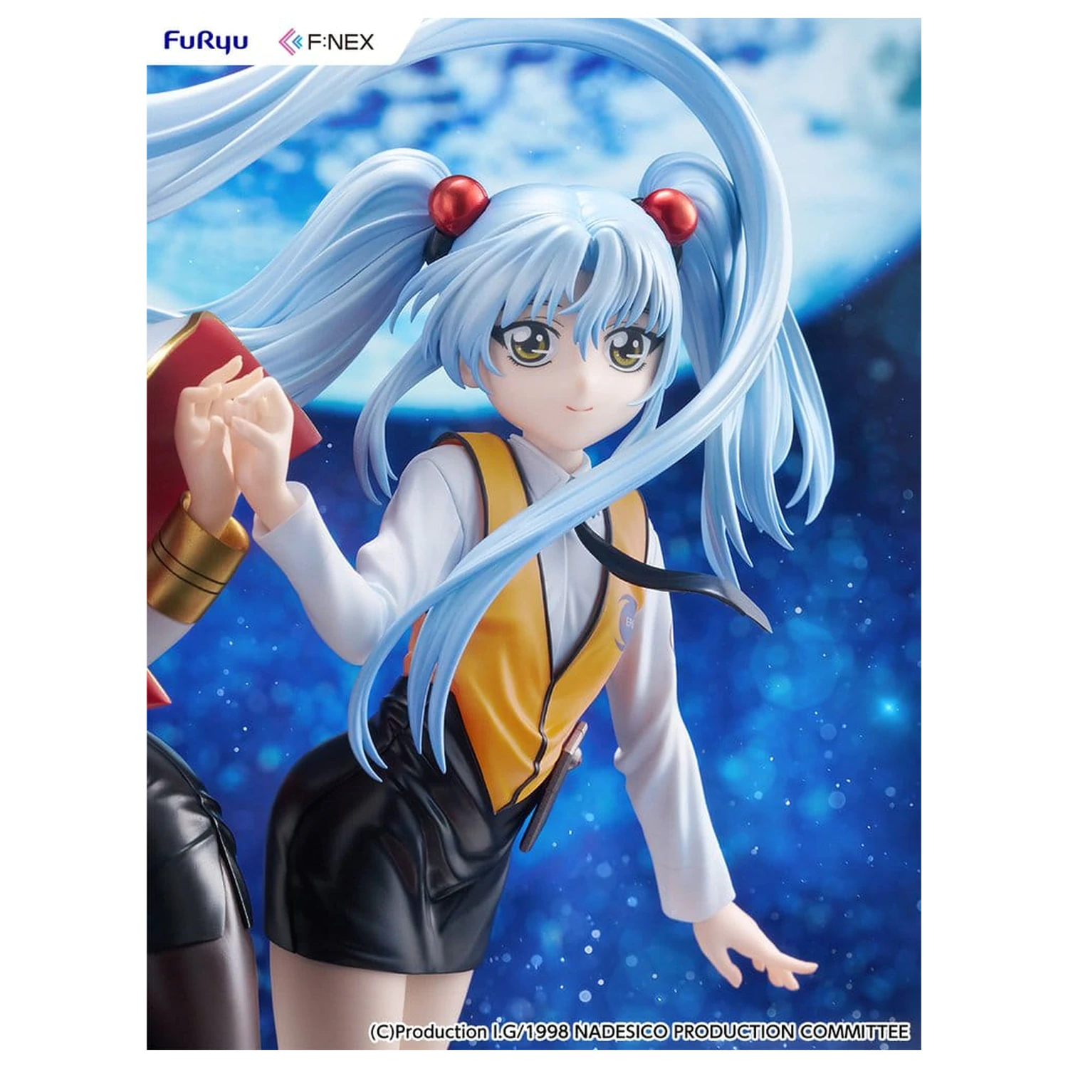 Nadesico the movie The prince of darkness PVC Figurka 1/7 Ruri Hoshino double ruriruri Ver. 22 cm fotografii produktu