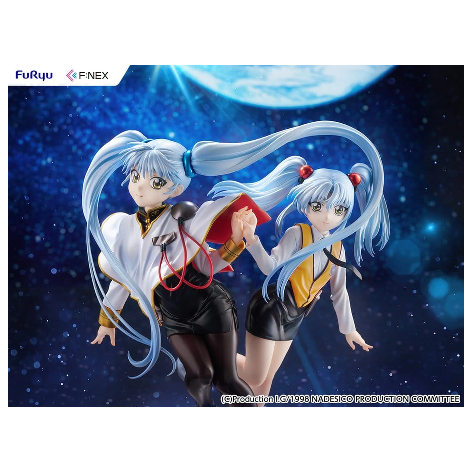 Nadesico the movie The prince of darkness PVC Figurka 1/7 Ruri Hoshino double ruriruri Ver. 22 cm fotografii produktu