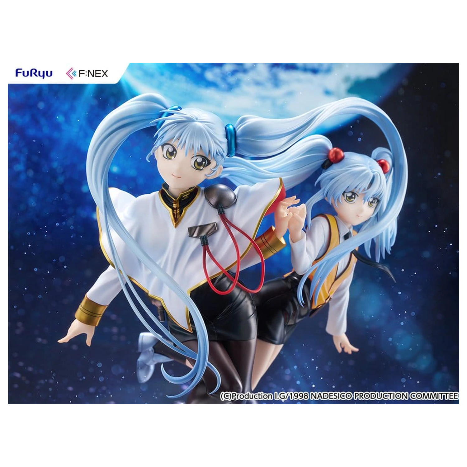 Nadesico the movie The prince of darkness PVC Figurka 1/7 Ruri Hoshino double ruriruri Ver. 22 cm fotografii produktu