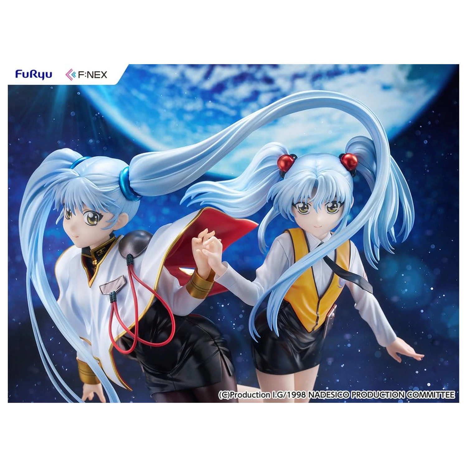 Nadesico the movie The prince of darkness PVC Figurka 1/7 Ruri Hoshino double ruriruri Ver. 22 cm fotografii produktu