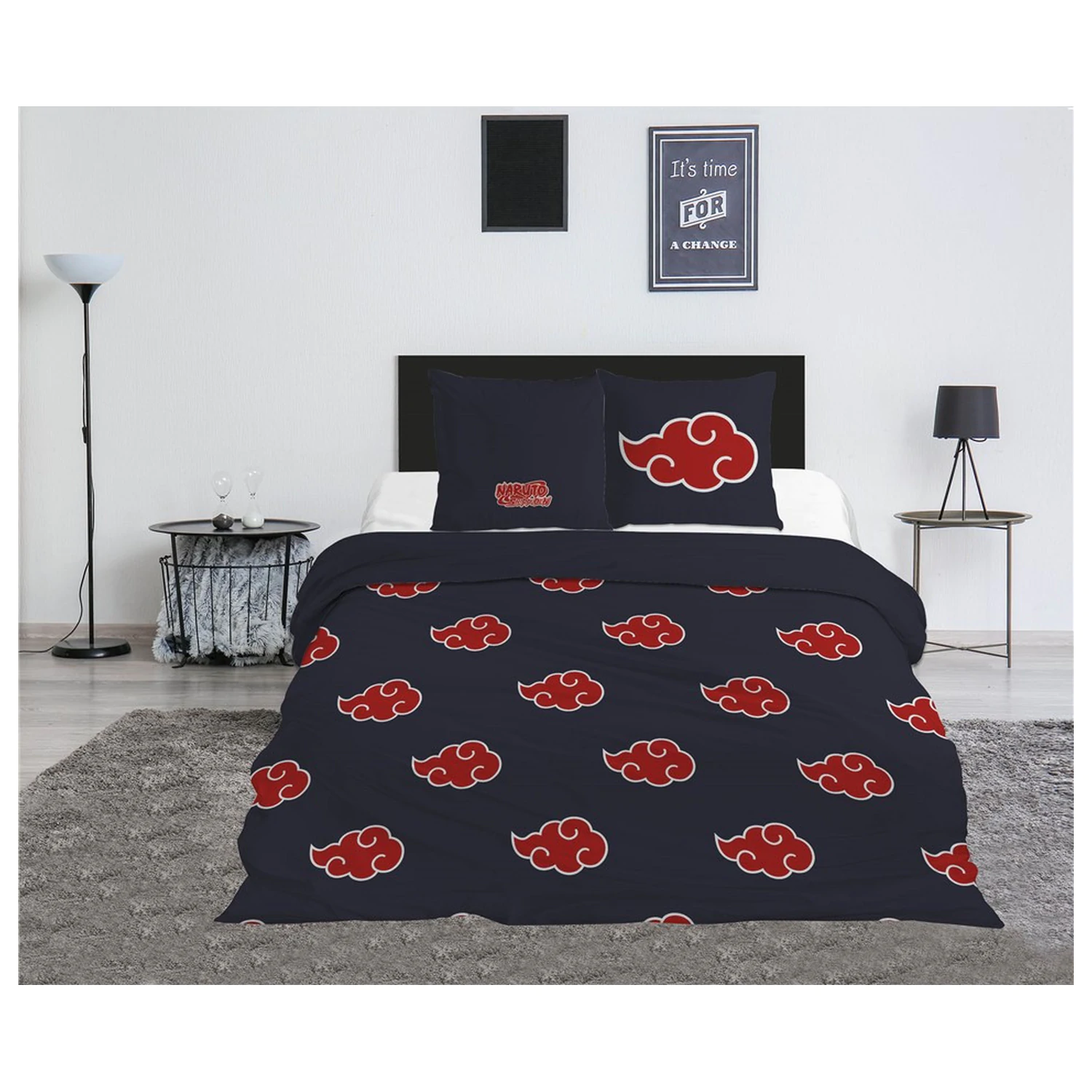Naruto Akatsuki dvojitý povlak na peřinu fotografii produktu
