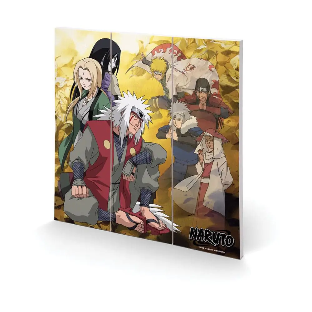 Dřevěná nástěnná dekorace Naruto Fallen Leaves And Fallen Comrades fotografii produktu