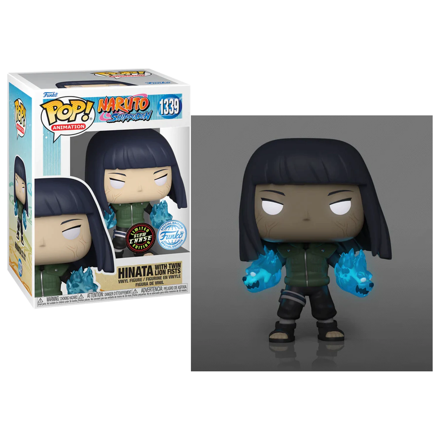 Naruto Funko POP Animation N° 1339 Hinata with Chase (GW) fotografii produktu