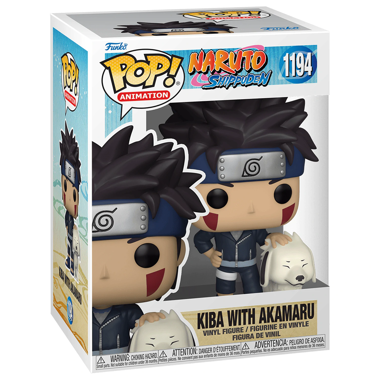 Naruto POP! Animation vinylová figurka Kiba s Akamaru 9 cm fotografii produktu