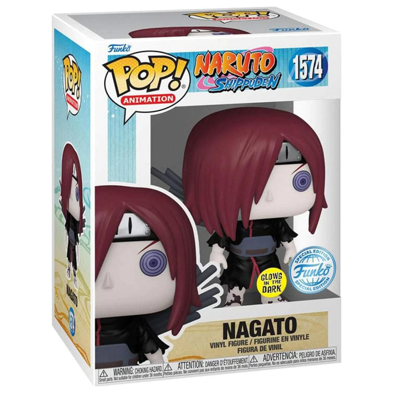 Naruto Funko POP Animation Vinylová figurka Nagato Glow in the Dark *Exkluzivní verze* 9 cm fotografii produktu