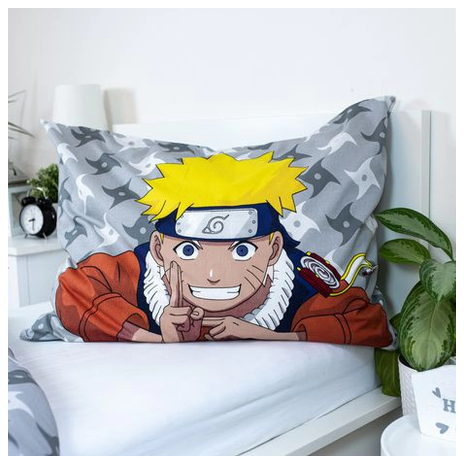 Naruto Šedý povlak na peřinu fotografii produktu