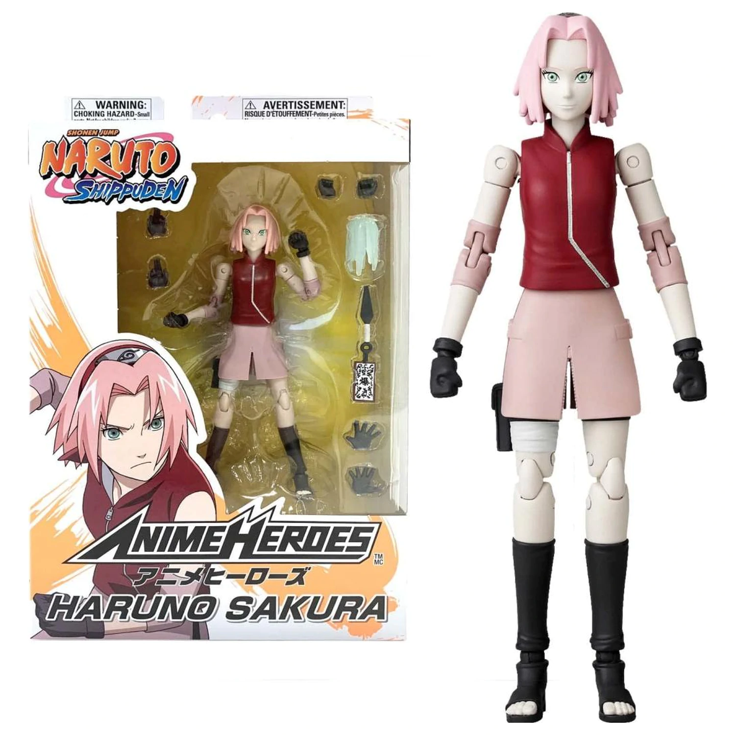 NARUTO Haruno Sakura Figurka Anime Heroes 17cm fotografii produktu