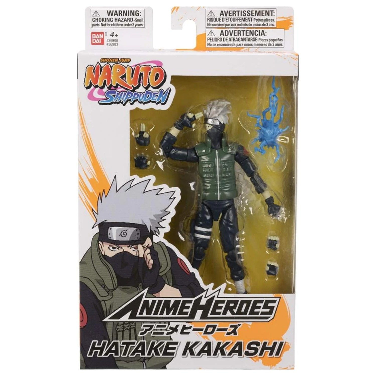 Naruto Hatake Kakashi Figurka Anime Heroes 17cm fotografii produktu