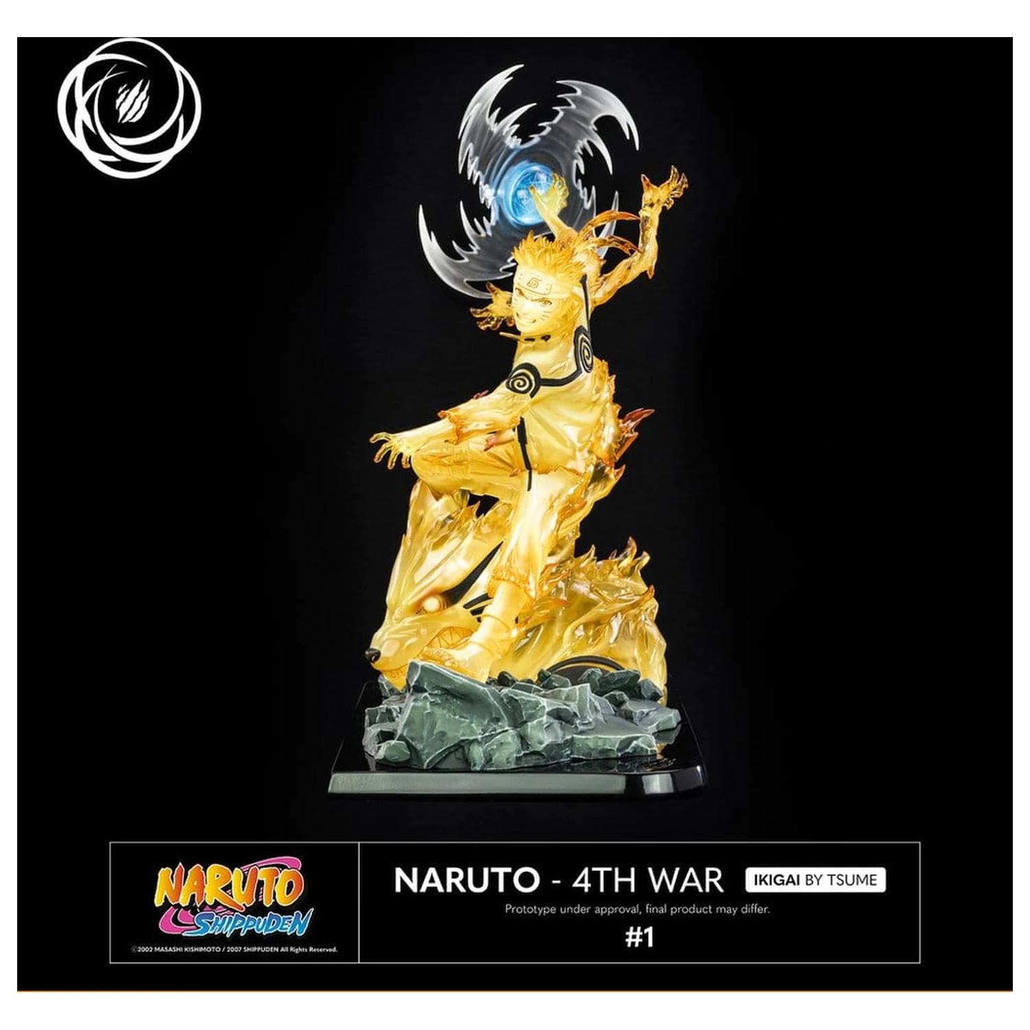 Naruto IKIGAI Figurka 1/6 Naruto Čtvrtá Velká Ninja Válka fotografii produktu