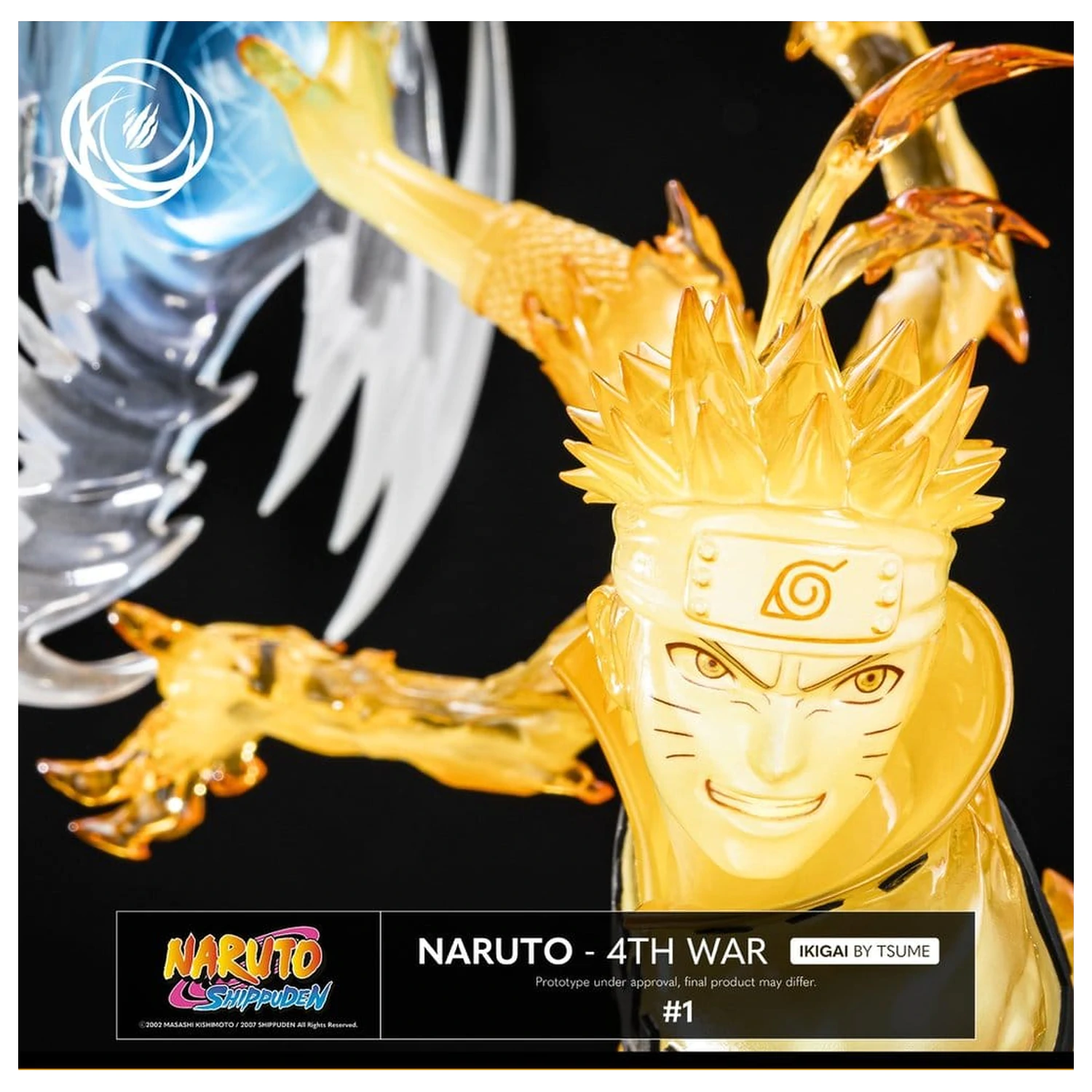 Naruto IKIGAI Figurka 1/6 Naruto Čtvrtá Velká Ninja Válka fotografii produktu