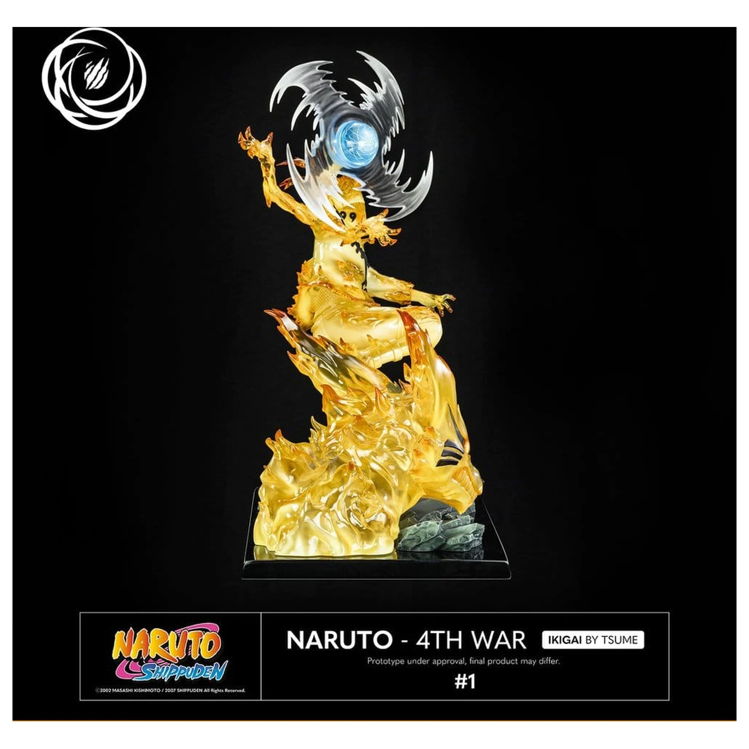Naruto IKIGAI Figurka 1/6 Naruto Čtvrtá Velká Ninja Válka fotografii produktu