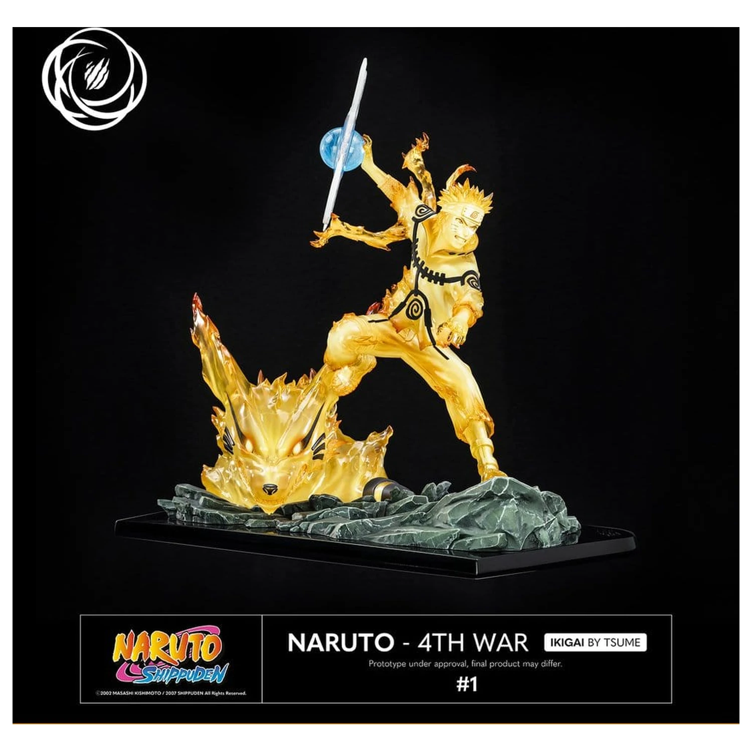 Naruto IKIGAI Figurka 1/6 Naruto Čtvrtá Velká Ninja Válka fotografii produktu