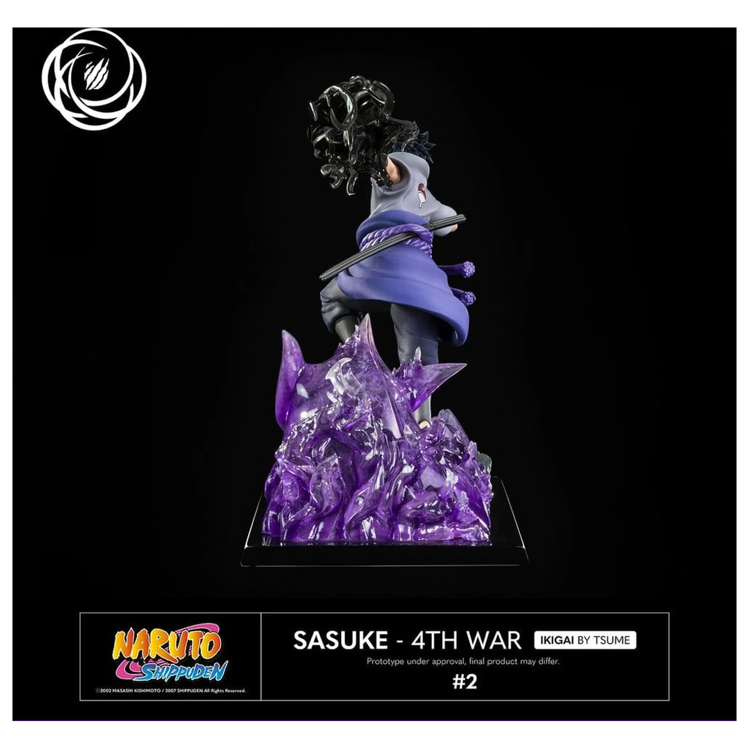 Naruto IKIGAI Figurka 1/6 Sasuke Čtvrtá Velká Ninja Válka fotografii produktu
