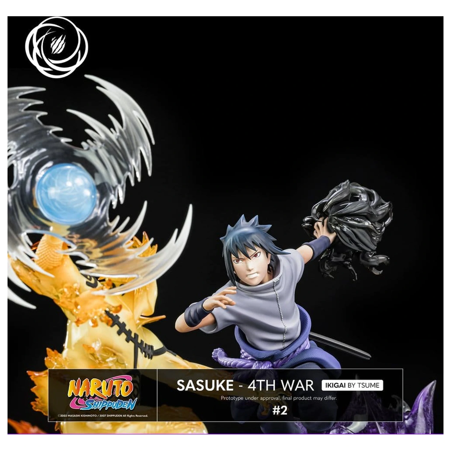 Naruto IKIGAI Figurka 1/6 Sasuke Čtvrtá Velká Ninja Válka fotografii produktu