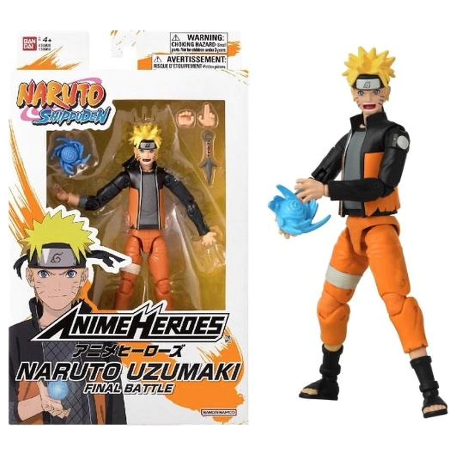 NARUTO Naruto "Final Battle" figurka Anime Heroes 17cm fotografii produktu