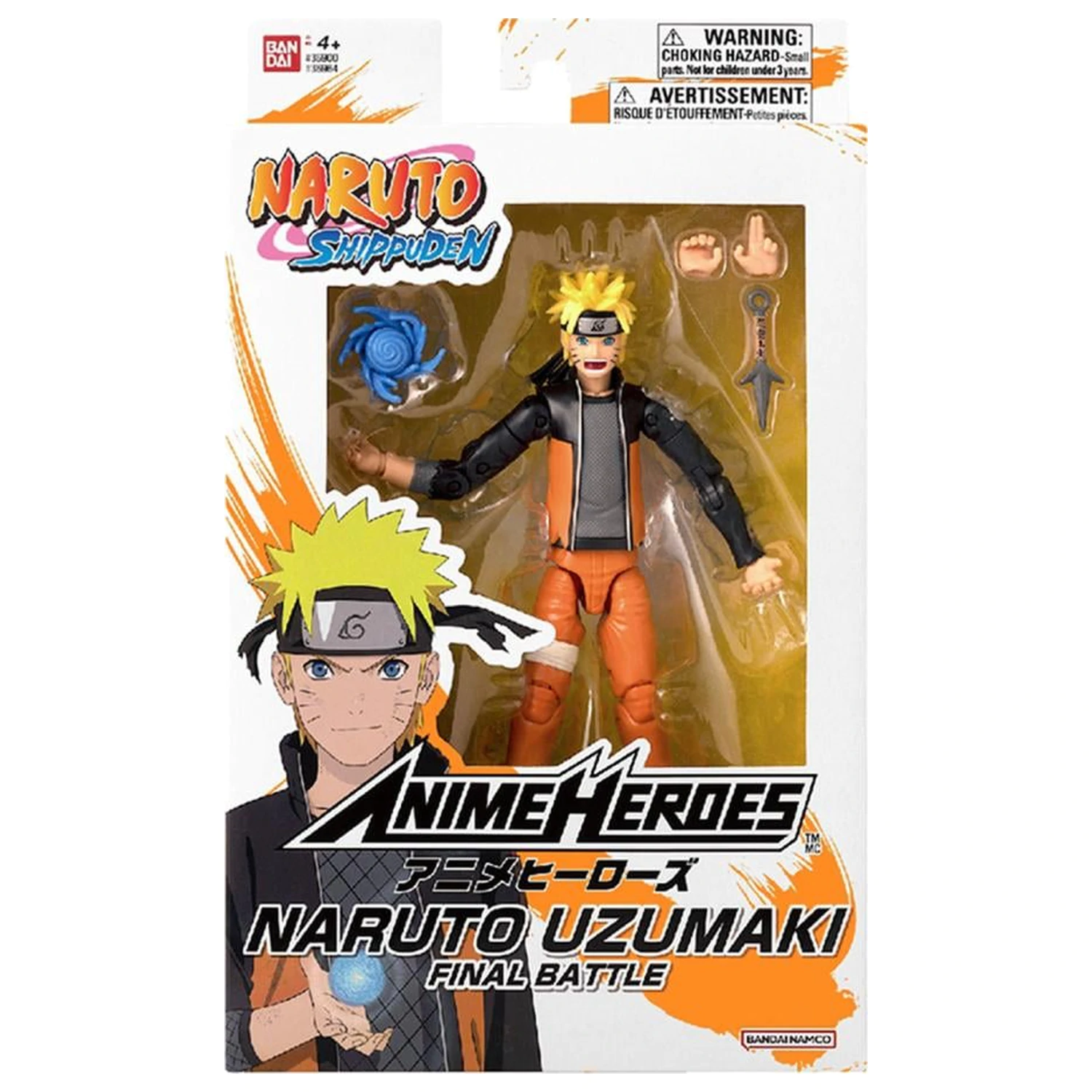 NARUTO Naruto "Final Battle" figurka Anime Heroes 17cm fotografii produktu