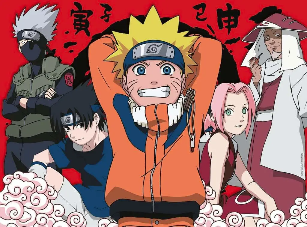 Naruto Dětské Puzzle XXL Naruto's Adventures (300 kusů) fotografii produktu