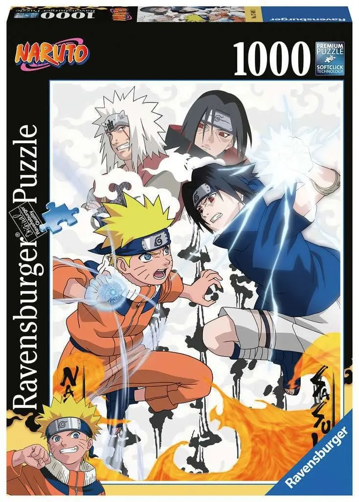 Naruto Jigsaw Puzzle Naruto vs. Sasuke (1000 dílků) fotografii produktu