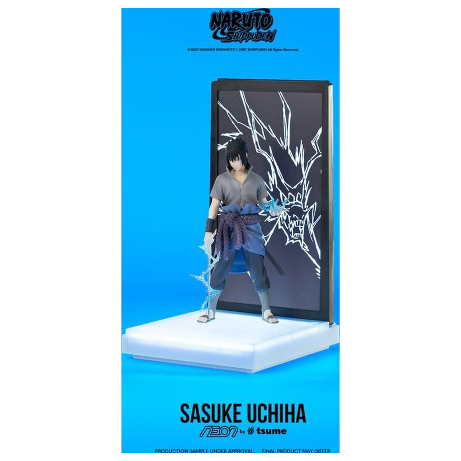 Naruto Neon Figurka 1/9 Sasuke Uchiha 25 cm fotografii produktu