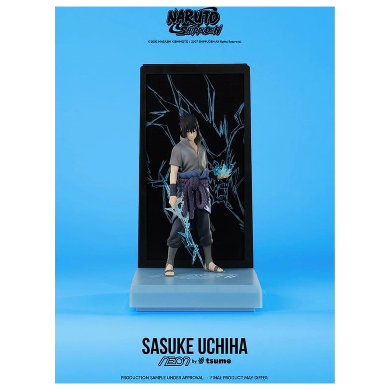 Naruto Neon Figurka 1/9 Sasuke Uchiha 25 cm fotografii produktu