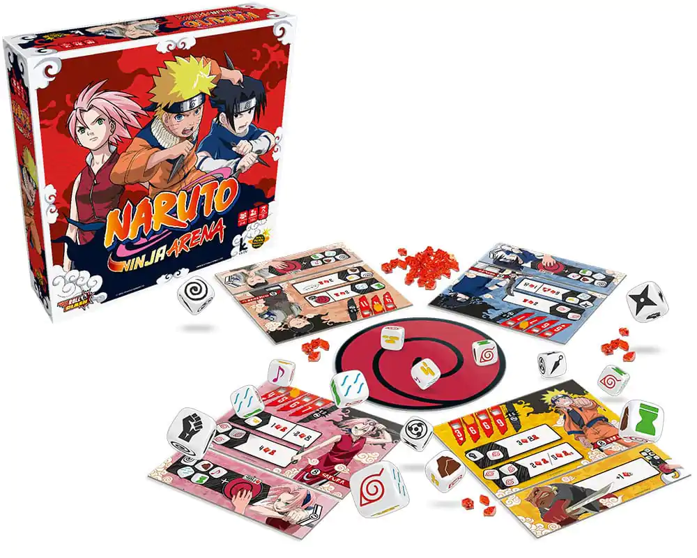 Naruto Dice Game Ninja Arena Kostková hra fotografii produktu