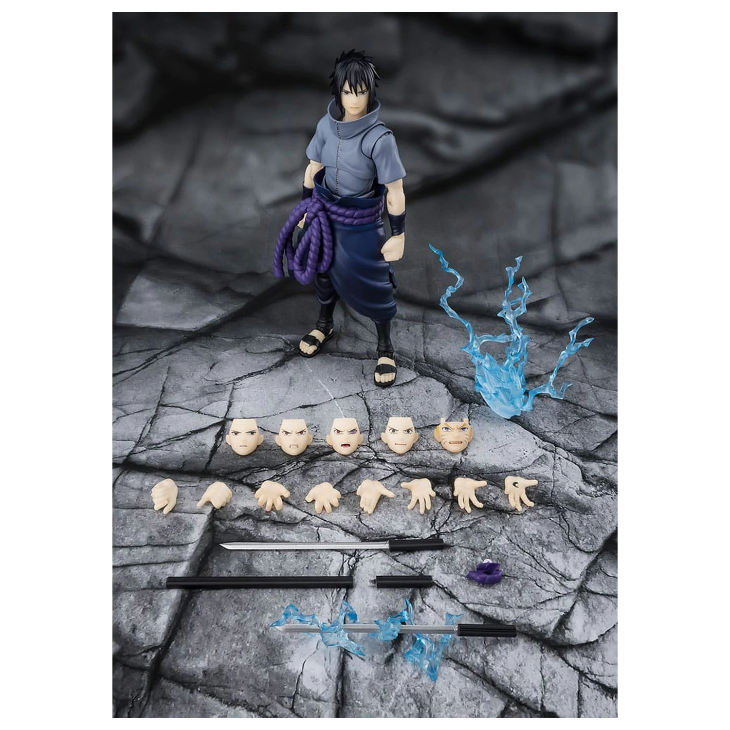 Naruto S.H.Figuarts Akční figurka Sasuke Uchiha Solitary Shinobi 15 cm fotografii produktu
