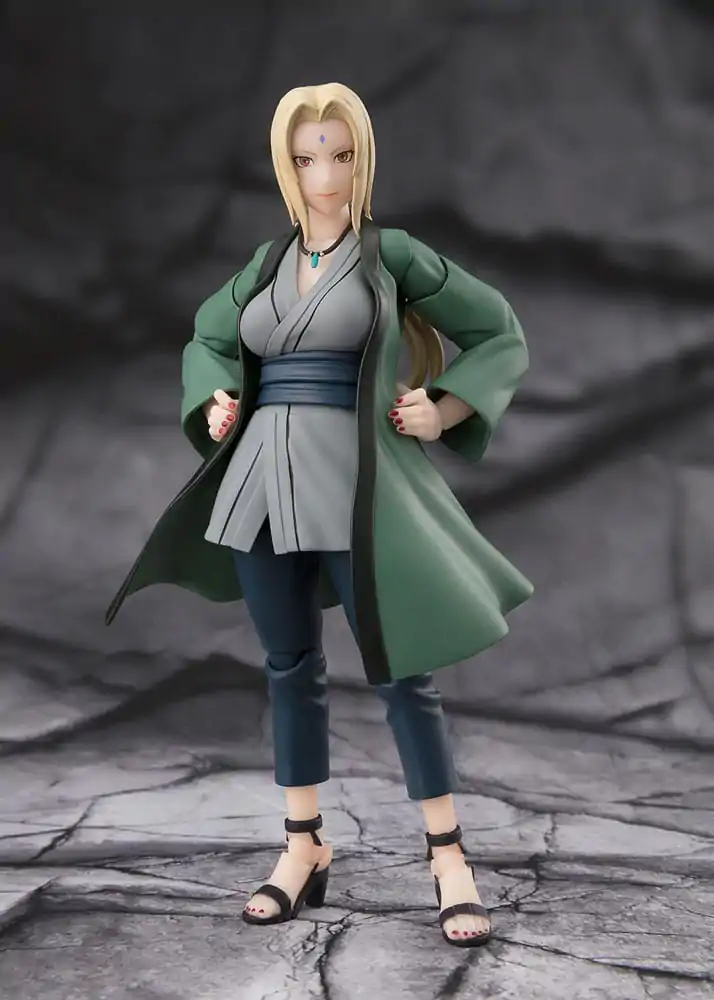 Naruto S.H.Figuarts Akční figurka Tsunade The legendary Medical Ninja 14 cm fotografii produktu