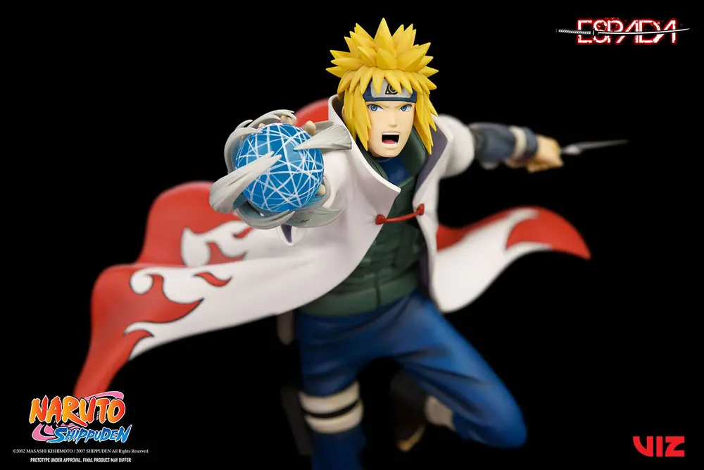 Naruto Shippuden PVC Socha 1/8 Minato Namikaze Vs Nine Tailed Fox 41 cm fotografii produktu