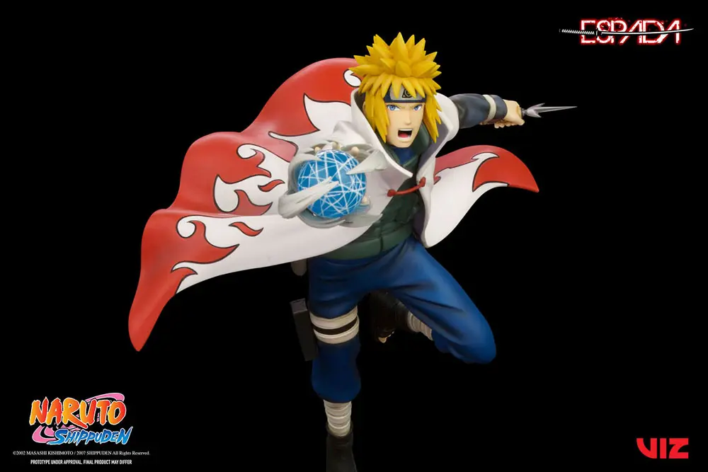 Naruto Shippuden PVC Socha 1/8 Minato Namikaze Vs Nine Tailed Fox 41 cm fotografii produktu