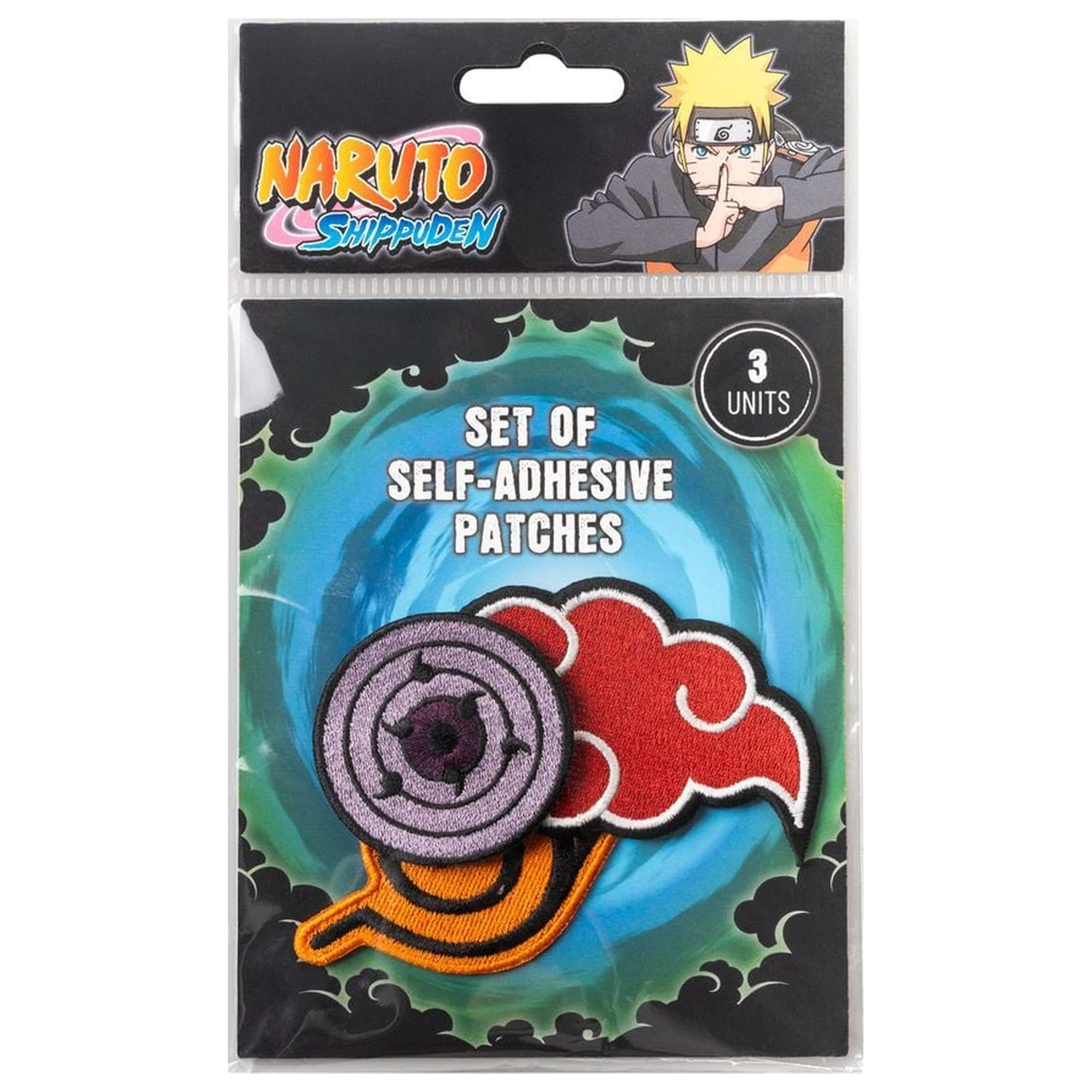 Naruto Shippuden sada 3 nášivek fotografii produktu