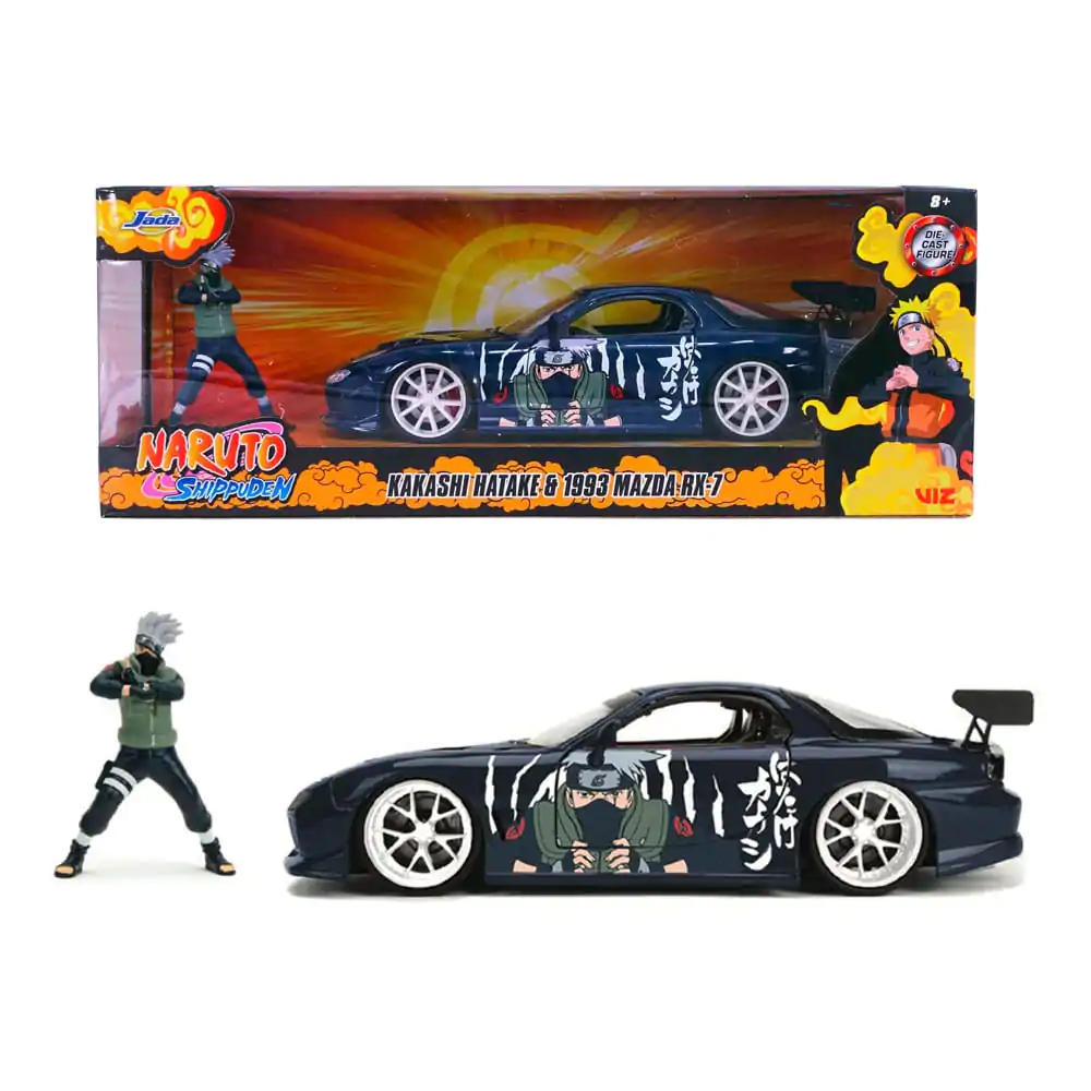 Naruto Shippuden Diecast Model 1/24 Model 1993 Mazda RX-7 fotografii produktu