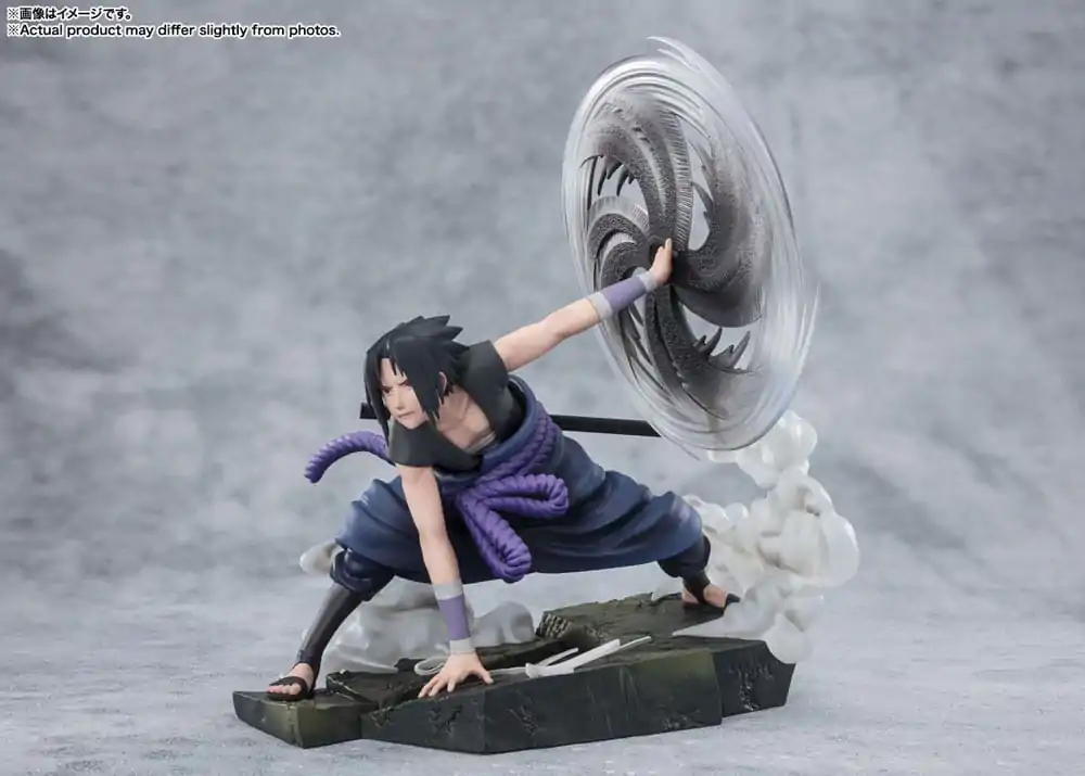 Naruto Shippuden FiguartsZERO Extra Battle PVC socha Sasuke Uchiha -The Light & Dark of the Mangekyo Sharingan- 20 cm fotografii produktu