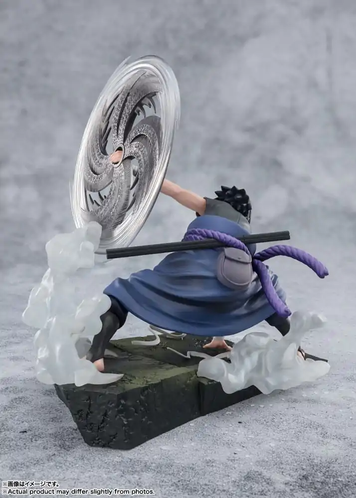 Naruto Shippuden FiguartsZERO Extra Battle PVC socha Sasuke Uchiha -The Light & Dark of the Mangekyo Sharingan- 20 cm fotografii produktu