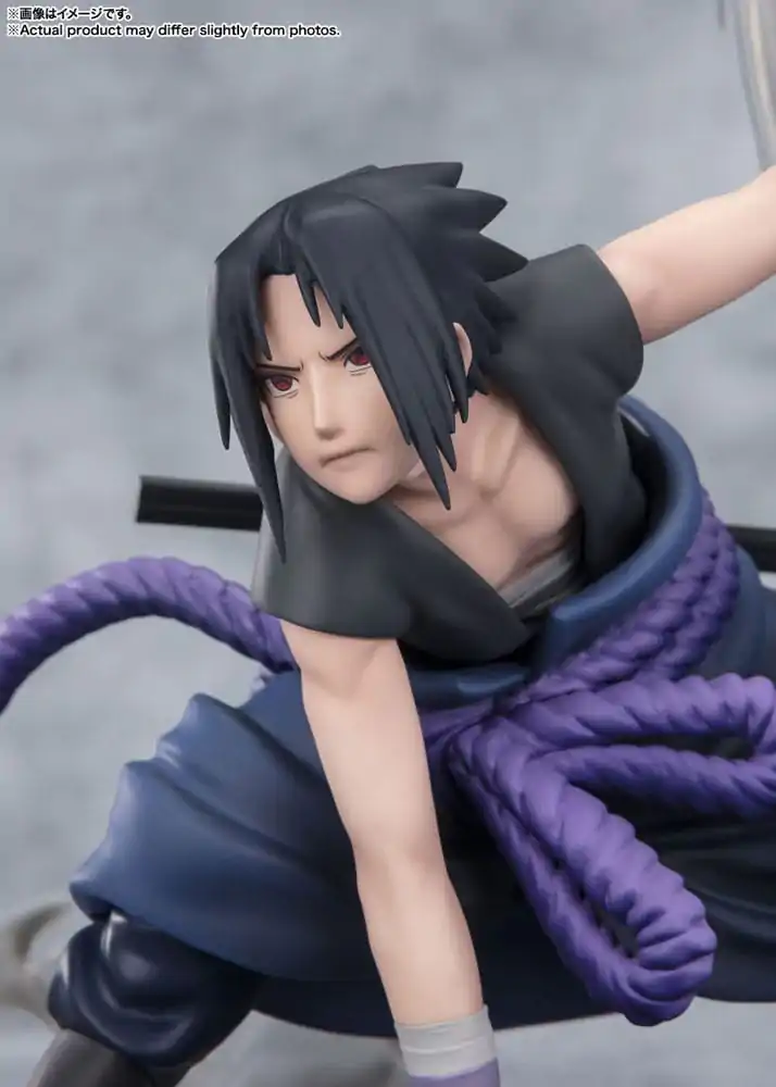 Naruto Shippuden FiguartsZERO Extra Battle PVC socha Sasuke Uchiha -The Light & Dark of the Mangekyo Sharingan- 20 cm fotografii produktu