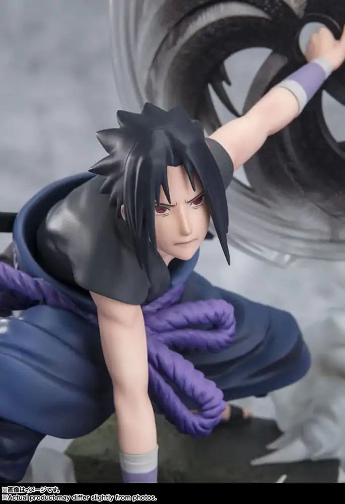 Naruto Shippuden FiguartsZERO Extra Battle PVC socha Sasuke Uchiha -The Light & Dark of the Mangekyo Sharingan- 20 cm fotografii produktu