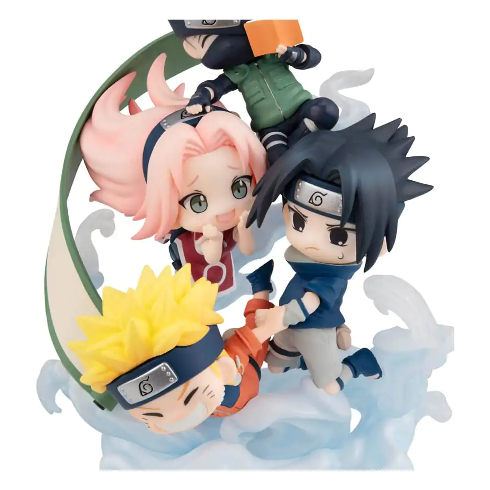 Naruto Shippuden FigUnity PVC Mini Soška Sraz se zde, Tým 7 13 cm fotografii produktu