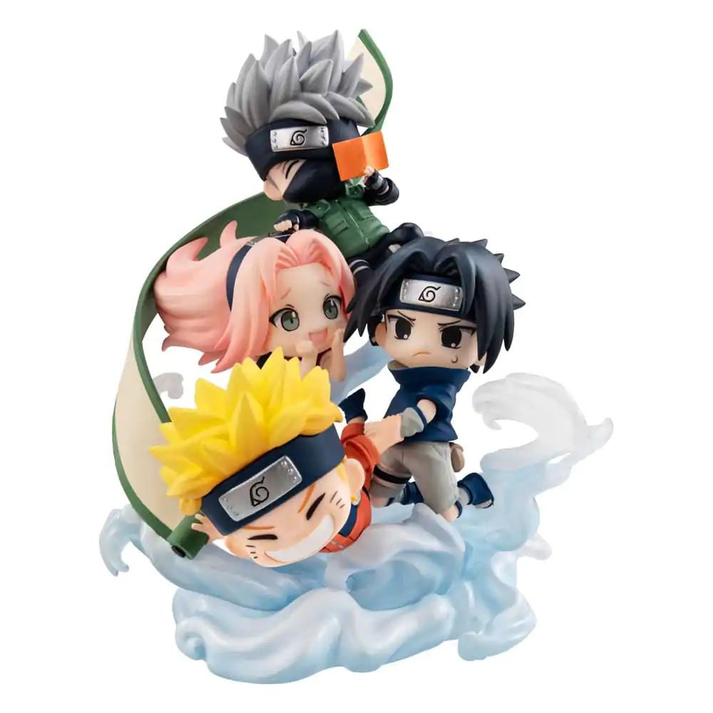 Naruto Shippuden FigUnity PVC Mini Soška Sraz se zde, Tým 7 13 cm fotografii produktu