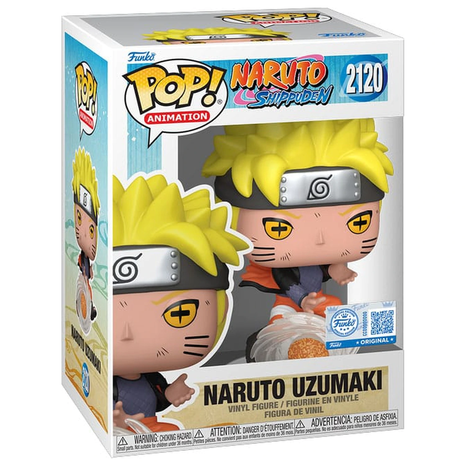 Naruto Shippuden Funko POP! Animation Vinylové Figurky Naruto Uzumaki (Lava Release Rasenshuriken) 9 cm fotografii produktu