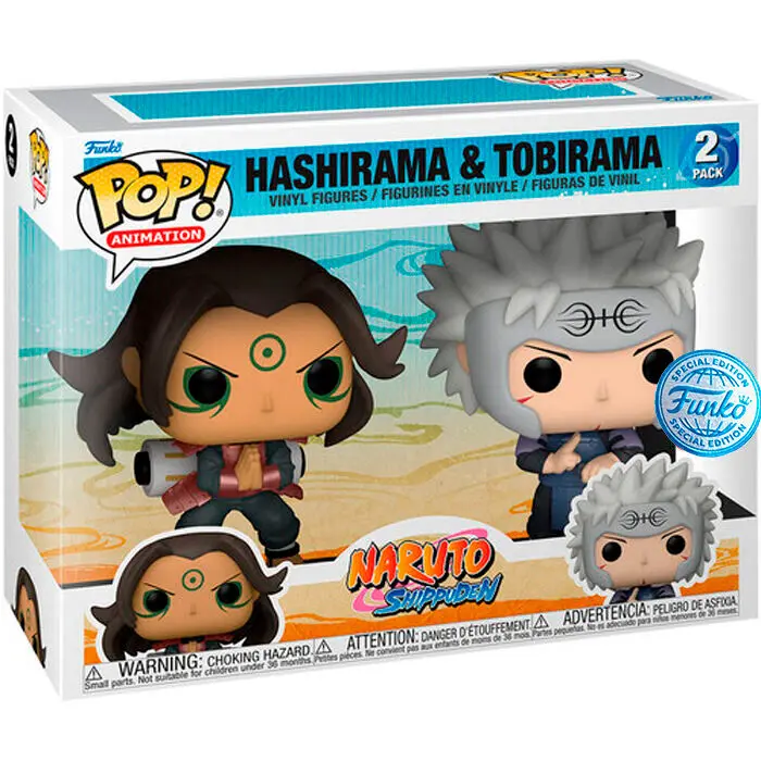 Naruto Shippuden POP! Animation Vinylové figurky 2-Pack Hashirama & Tobirama 9 cm fotografii produktu