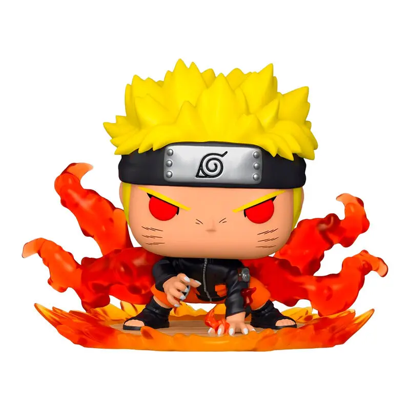 Naruto Shippuden POP! Deluxe vinylová figurka Naruto Uzumaki jako Devítiocasý Speciální edice 9 cm fotografii produktu