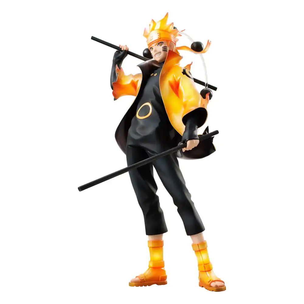 Naruto Shippuden G.E.M. Series PVC Soška Naruto Uzumaki Six Paths Sage Mode 15th Anniversary Verze 22 cm fotografii produktu