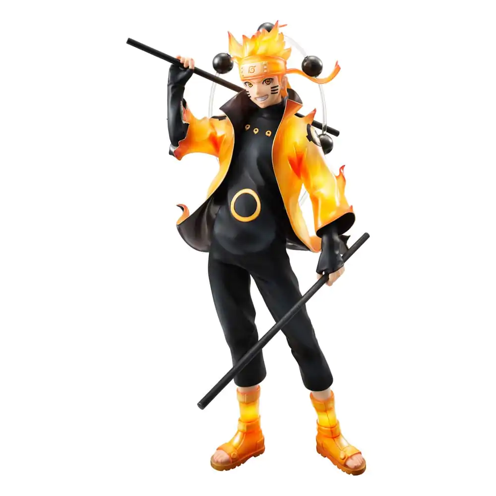 Naruto Shippuden G.E.M. Series PVC Soška Naruto Uzumaki Six Paths Sage Mode 15th Anniversary Verze 22 cm fotografii produktu