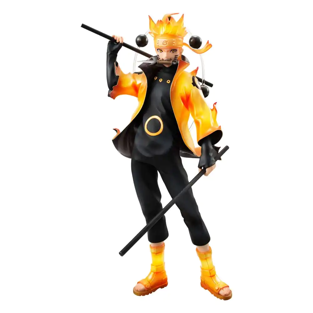 Naruto Shippuden G.E.M. Series PVC Soška Naruto Uzumaki Six Paths Sage Mode 15th Anniversary Verze 22 cm fotografii produktu