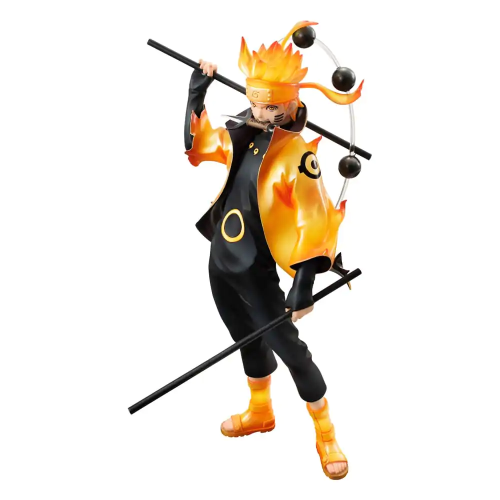 Naruto Shippuden G.E.M. Series PVC Soška Naruto Uzumaki Six Paths Sage Mode 15th Anniversary Verze 22 cm fotografii produktu